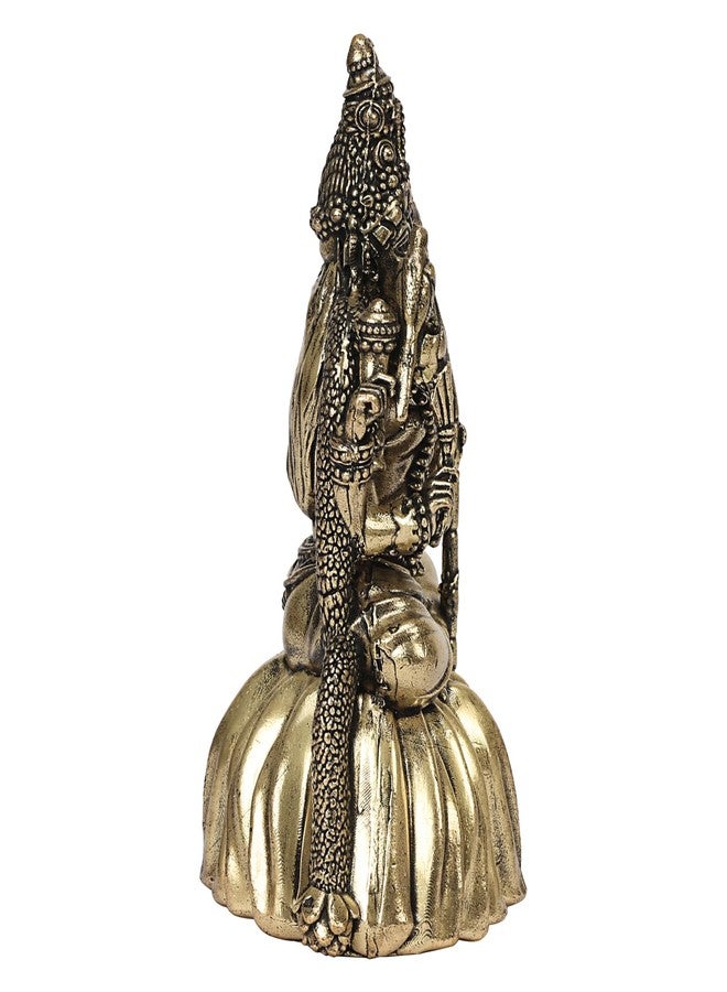 ARTVARKO تمثال ARTVARKO نحاسي Goddess Rajarajeshvari MATA Lalitha Devi Tripura Sundari لديكور المنزل Puja Mandir Temple 4 بوصة - Image 5